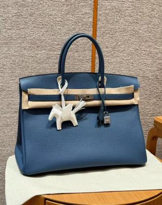 cheap quality Hermes Birkin 40 Togo Blue Agate PHD